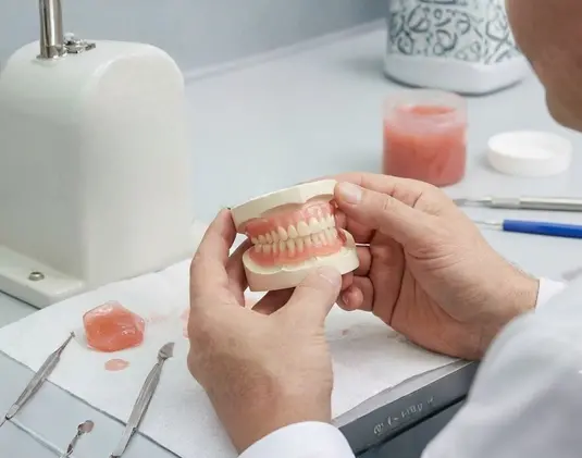 Акрилове протезування зубів фото