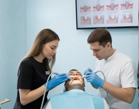 Одноетапна імплантація зубів фото