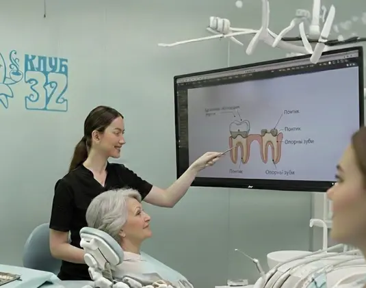 Adhesive bridge prosthesis photo
