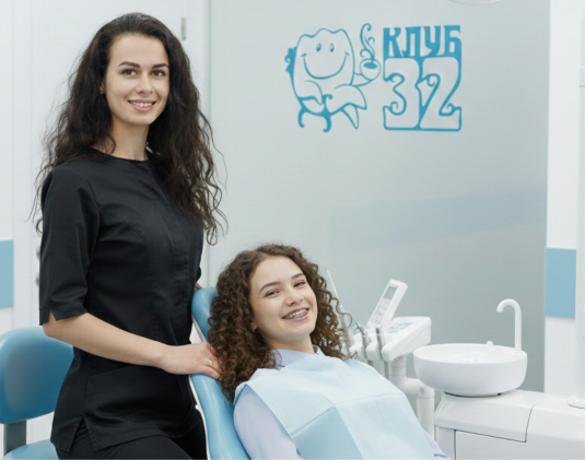 Ceramic braces photo