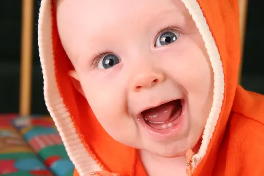 Did you know that some babies are born with teeth? photo