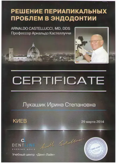 Lukashyk Iryna Stepanivna certificate #11