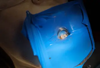 Photopolymer filling