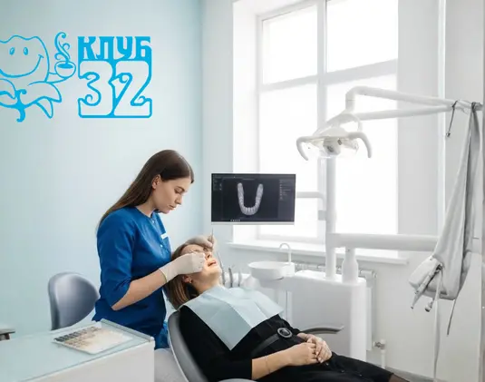 Ceramic dental restoration photo